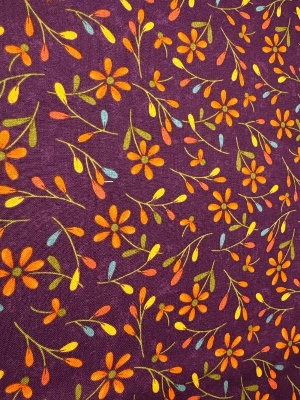 Moda Perfectly Seasoned Floral Cotton Fabric 34"x44"